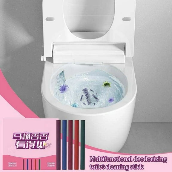Multi-Functional Deodorizing Toilet Cleaning Sticks,Automatic Long-Lasting Fresh