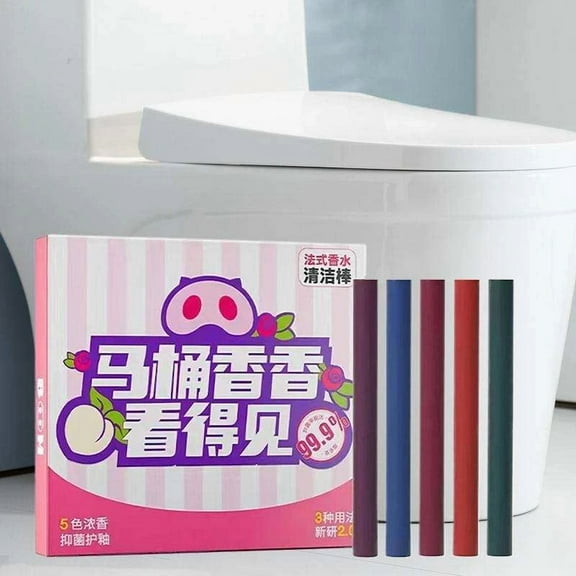 Multi-Functional Deodorizing Toilet Cleaning Sticks,Automatic Long-Lasting Fresh