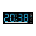 thumbnail image 1 of Multi-Functional Digital Alarm Clock LED Display with Date, Temperature, Time, Dual Power Options, Adjustable Brightness for Bedroom, Office, 6.1-inch, 1 of 6