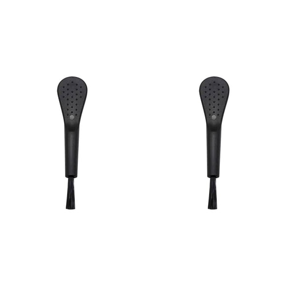 Multi Functional Digital Cleaning Brush, Soft No Damage Tool For Dust Removal In Phone Earphones Charging Ports Speaker Slots (Black ,2pcs)