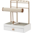 thumbnail image 1 of Multi-Functional Jewelry Stand, Necklace, Bracelet, Earring, and Chain Organizer Holder for Home (White), 1 of 7