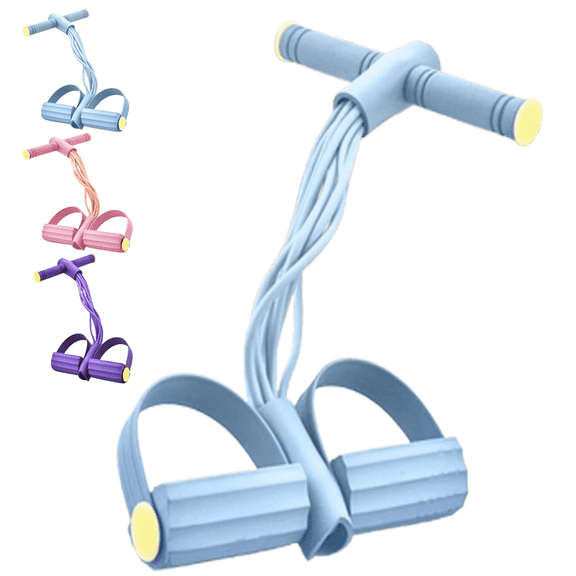 Multi-Functional Elastic Pull Strap, Portable Resistance Band with Handles for Full-Body Workouts