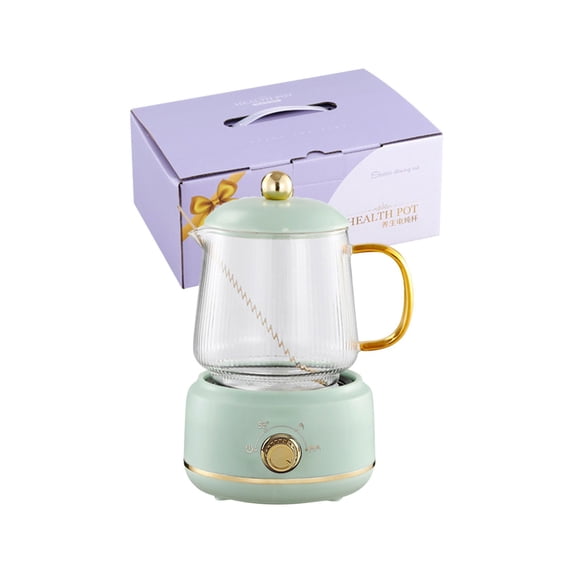 Multi Functional Electric Health Kettle 1.8L with Temperature Control, Borosilicate Glass Tea Boiler Keep Warm for Tea Coffee Milk Water, Fast Heating Hot Water Dispenser for Home Office Dorm