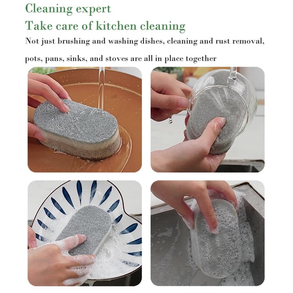 Multi Functional Eraser Sponge Scrubber For Kitchen Bathroom Tub Shower Floor Cleaning Magic