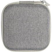 Multi-Functional Eye Drops, Medicine & Travel Accessories Organizer - Hardshell EVA Compact Carry Case - Loops & Mesh Pocket for Daily Pills, Charging Cables & Batteries by Clinical Experts