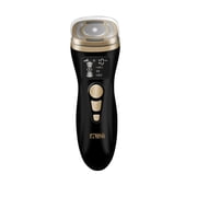 Multi-Functional Facial Toning Wand with Red & Blue Light, High-Frequency & Micro-Current for a Firmer-Looking and Radiant Appearance,Black