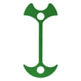 thumbnail image 1 of Multi-Functional Fishbone Shaped Tent Stakes, Extendable Ground Anchors with Rope Buckle, No-Drill Aluminum Canopy Nails for Decks, Platforms, and Balconies, Windproof Camping Pegs,Green 1 Pc, 1 of 8