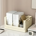 thumbnail image 1 of Multi-Functional Folding Storage Box, 26.5cm Plastic Desktop Sorting Basket with Wheels, 1 of 5