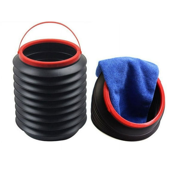 Multi Functional Folding Trash Can with Trash Bags (1Roll/30 Count) for Cars, SUVs, Trucks