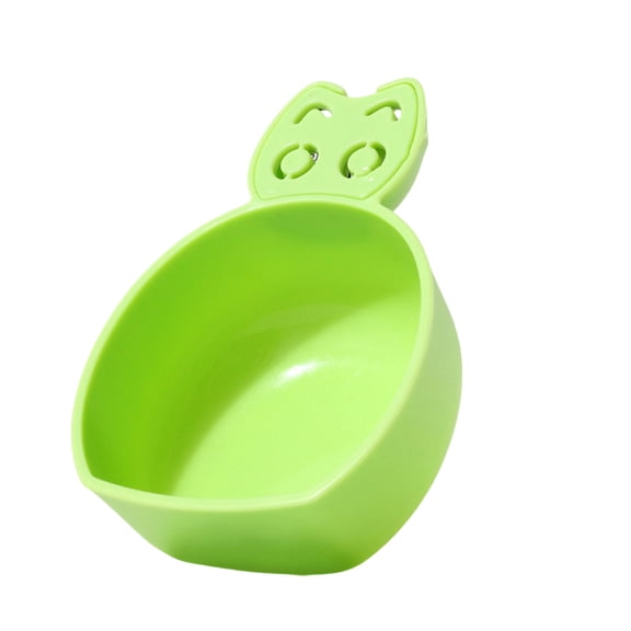 Multi-Functional Food Grade Pet Food Scoop, Short Handle Pet Feed Shovel for Dogs and Cats, Moisture-Proof Measuring Spoon for Dry Pet Food, Green