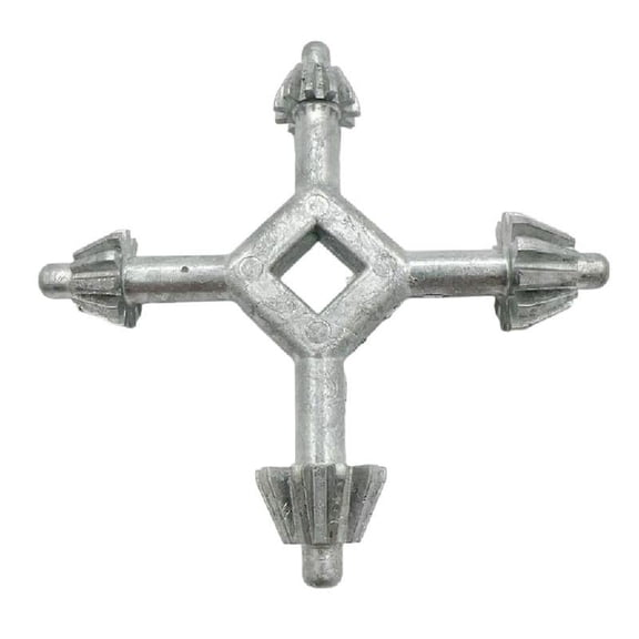 Multi Functional Four Head Key Tool Portable 4 Way Crosses Wrench Key