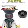 MultiFunctional Fruit Juicer Steamer Cooking Machine with PP Juicer