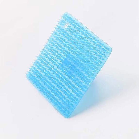 Multi-Functional Fruit & Vegetable Scrub Brush - Efficient Cleaning Tool for Potatoes, Radishes, Berries - Plastic Construction, 9x9cm Size, Dishwasher Safe