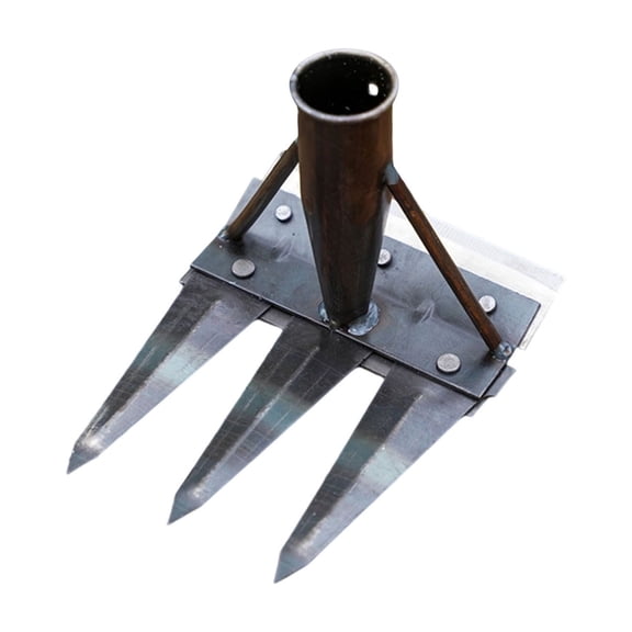 Multi-Functional Garden Hoe & Steel Rake, Heavy-Duty Agricultural Hand Tools, Weeding Digging Loosening Shovel for Gardening, Flower Planting, Vegetable Growing and Yard Soil Work