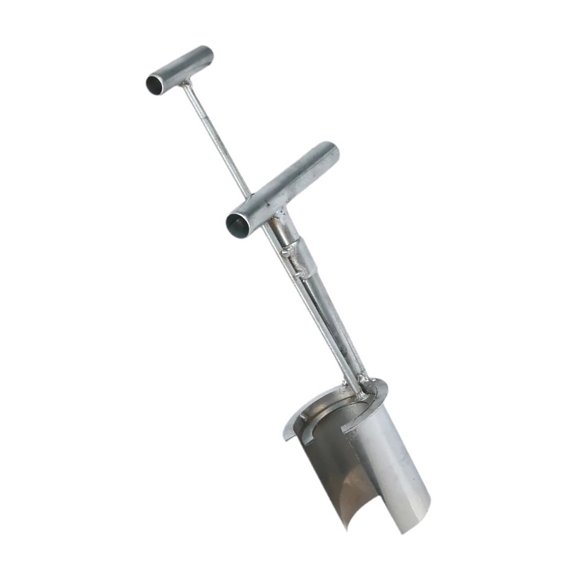 Multi Functional Gardening Planter Transplanter T Handle Tool for Flower Vegetable and Tree Transplantation
