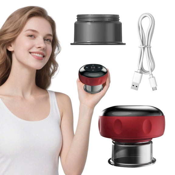 Multi-Functional Home & Travel Use,Smart Dynamic Cupping Device, Portable Vacuum Massage Tool for Relaxation,Great Holiday Gift Idea