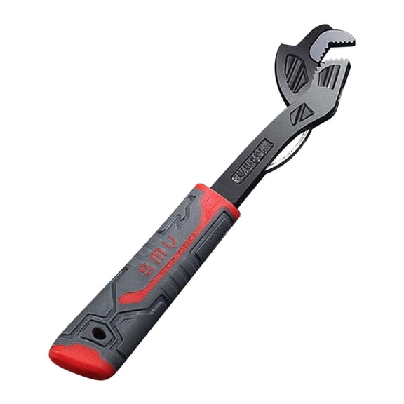 Multi-Functional Industrial Pipe Wrench for Plumbing, Construction & Mechanical Tasks with Automatic Locking Spring, High Grip & Torque