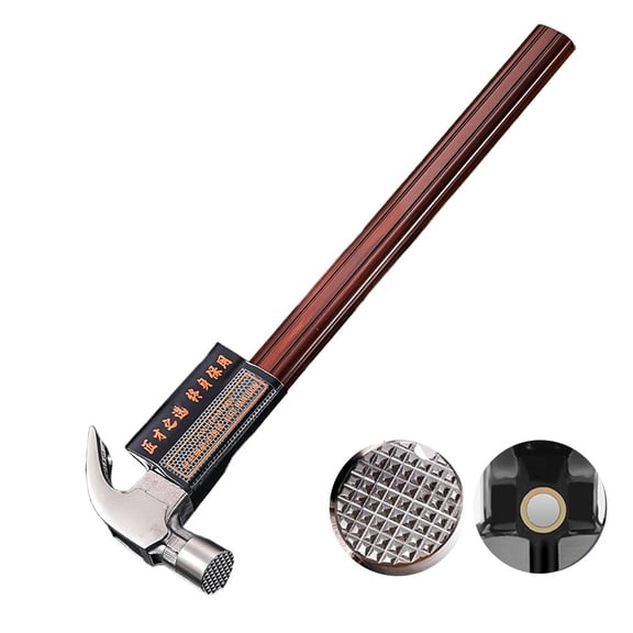 Multi-Functional Insulated Claw Hammer, 15.75-inch Home & Professional Tool with Magnetic Striking Face