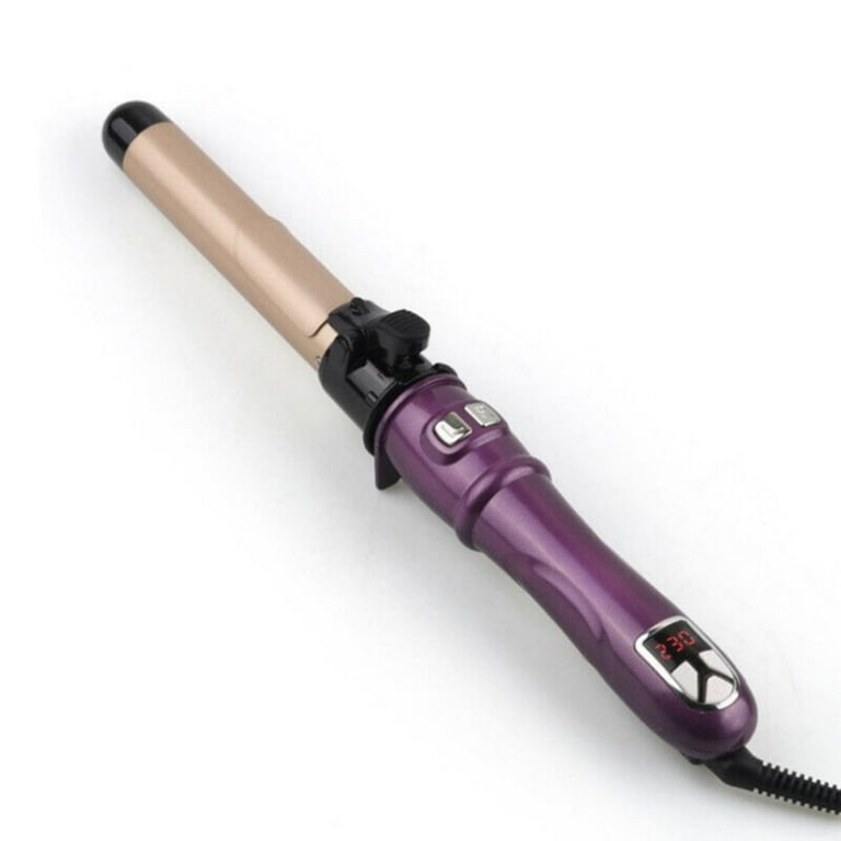 Multi Functional Irons Hair Curler Automatic Rotating Hair Curling Wands Rotating Electric Curling Iron Instant Heat Wand purple Walmart