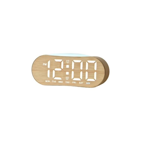 Multi Functional LED Digital Clock, High Definition Screen With Real Time Date And Temperature Display, Adjustable Brightness Timepiece for bedroom bedside, dorm and daily indoor timekeeping