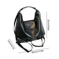 thumbnail image 1 of Multi-Functional Large Capacity Genuine Leather Women's Shoulder Bag Crossbody Backpack Retro Commuting Work Travel Daypack Purse Handbag (2 Colors 0.52lb)​, 1 of 5