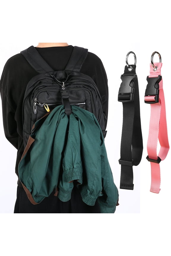 Multi-Functional Luggage Strap, Durable Nylon with Secure Buckle Closure, Adjustable Anti-Theft Travel Packing Accessory with Keychain, Compatible with All Sized Suitcases and Backpacks