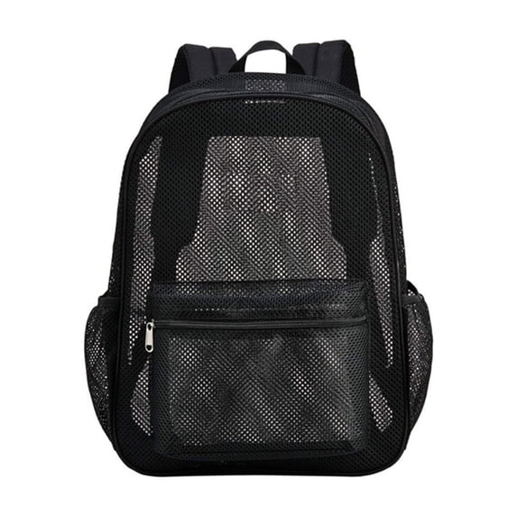 Multi-Functional Mesh Fabric Backpack for Easy Travel and Everyday Use - Ideal for Beach and Commuting