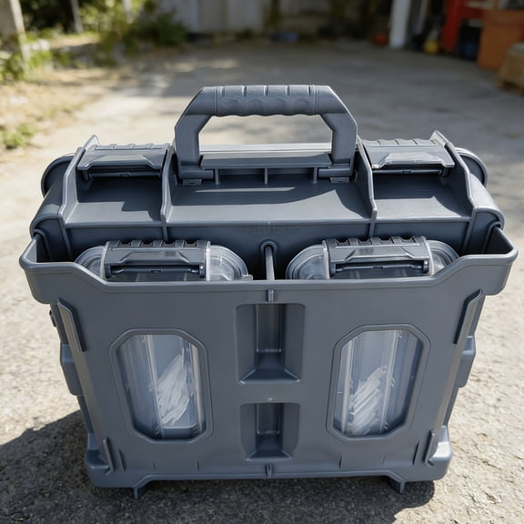 Multi-Functional Multi-Layer Fishing Tackle Box, Thickened Portable Large-Capacity Lure Bait Storage Case, Wear & Pressure Resistant Outdoor Fishing Equipment