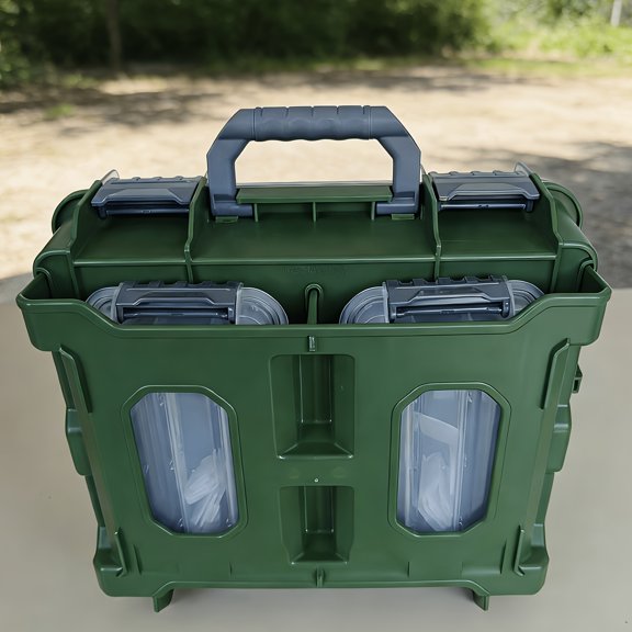Multi-Functional Multi-Layer Fishing Tackle Box, Thickened Portable Large-Capacity Lure Bait Storage Case, Wear & Pressure Resistant Outdoor Fishing Equipment