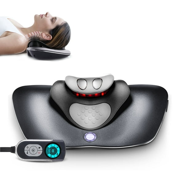 Alphay Multifunctional Dynamic Cervical Traction Device Electric Heat Therapy Neck Massager Pain Relief