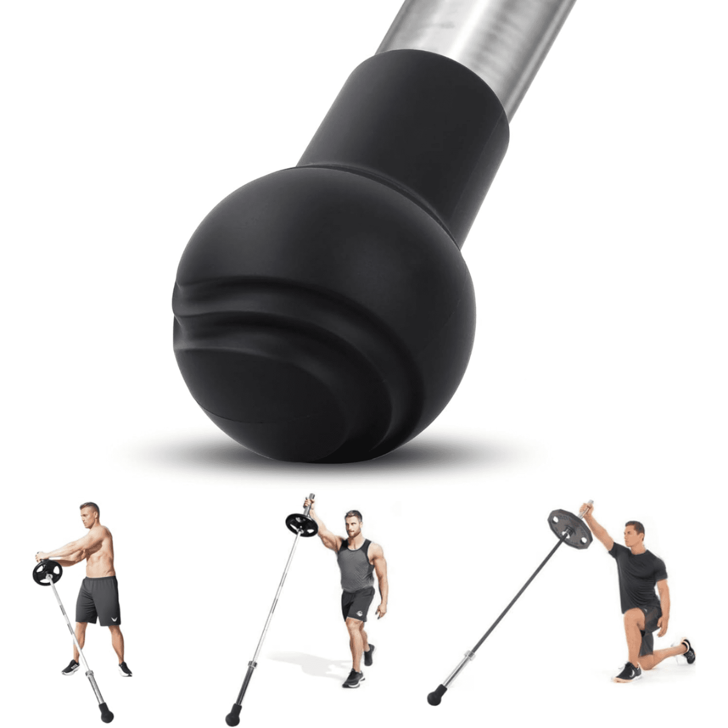 Multi-Functional Olympic Barbell Landmine Attachment Squat Deadlift Row Thrust with Ease Heavy-Duty Steel Construction Universal Fit