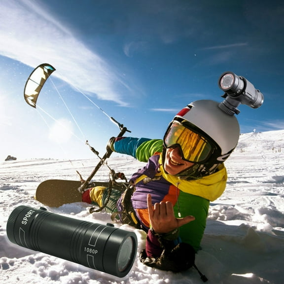 Multi Functional Outdoor Sports Camera Swimming Riding Gliding Helmet Travel Selfie DV Portable Screenless Aerial Photography 1080P HD Sports Camera