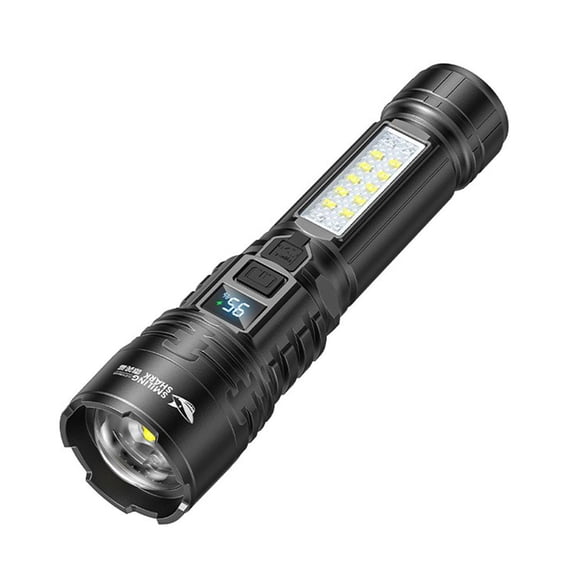 Multi Functional Outdoor Zoom Flashlight with Digital Display for Remote Shooting