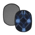 thumbnail image 1 of Multi-Functional Oven Silicone Pot Pad 7.5×9.4in Anti-Slip Heat-Insulating Pad Baking Gloves Heat-Resistant Cotton Layer 2pcs Argyle Plaid Darkslateblue_2, 1 of 7