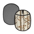 thumbnail image 1 of Multi-Functional Oven Silicone Pot Pad 7.5×9.4in Anti-Slip Heat-Insulating Pad Baking Gloves Heat-Resistant Cotton Layer 2pcs Woods Camouflage Tan_4, 1 of 7