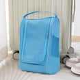 thumbnail image 1 of Multi-Functional Oxford Cloth Travel Shoe Storage Bag, Large Capacity 13in Portable Breathable Organizer with Double Zipper for Basketball Shoes High Heels, 1 of 6