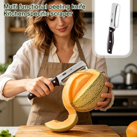 Multi-Functional Peeler,Stainless Steel Vegetable Peeler with Rust-Proof Blade,Kitchen Potato Peeler,Fruit Paring Knife,Sharp Peeling Knife,Comfortable Paring Knife for Apple and Pear