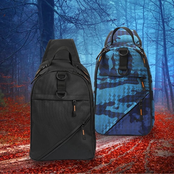 Multi Functional Portable Large Capacity Single Shoulder Fishing Bag,Black