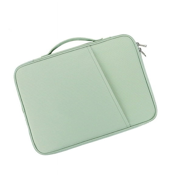 Multi-Functional Portfolio Travel File Organizer for 12.9-13 Inch Tablet Sleeve Case Tablet Carrying Bag Green