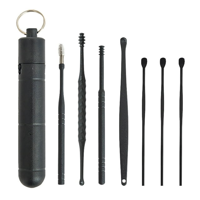 Multi Functional Professional Spring Ear Wax Cleaner Tool Set,Stainless
