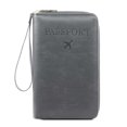 thumbnail image 1 of Multi-Functional RFID Passport Wallet with Phone Holder – Organized Storage, Water-Resistant Durable Fabric, Compact and Slim for Travel and Security, 1 of 5