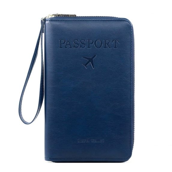 Multi-Functional RFID Passport Wallet with Phone Holder – Organized Storage, Water-Resistant Durable Fabric, Compact and Slim for Travel and Security