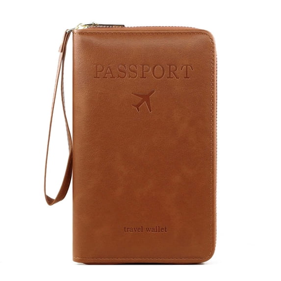 Multi-Functional RFID Passport Wallet with Phone Holder – Organized Storage, Water-Resistant Durable Fabric, Compact and Slim for Travel and Security