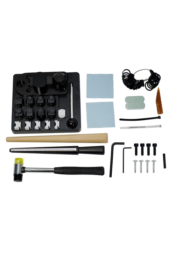 Multi-Functional Ring Bender Making Tool Kit Jewelry Making Tool with Nylon Dies