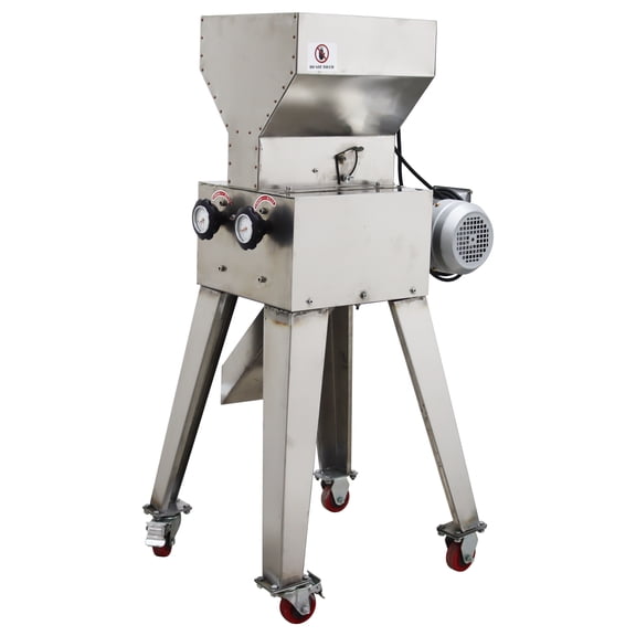 Multi Functional Roller Crusher Electric Grain Grinder 110V Stainless Steel Roller Crusher