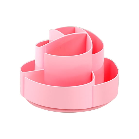 Multi Functional Rotating Pen Container Student Creatives Pen Container Office Desktop Storage Box Pen Container and Note Tray Makeup Brush Storage Box