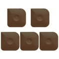 thumbnail image 1 of Pan Scraper,Multi Functional Plastic Scraper Set 5pc,Butter Casting Pot Cleaning Scraper, Square Scraper Kitchen Tool,Pot Scraper Non Scratch for Cast Iron,Pot and Pan Cleaning,2.36 inch(Brown), 1 of 7