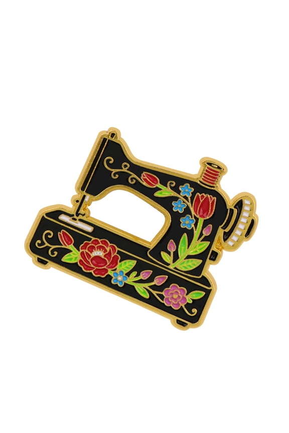 Multi Functional Sewing Machine Brooch Creative Zincs Alloy Materials Lapel Pin Fashion Statement Accessories