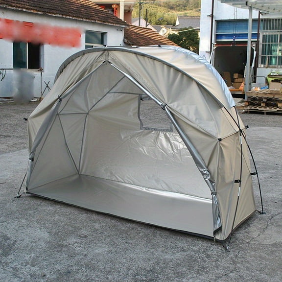 Multi - Functional Single - Person Tent, an Outdoor Portable Bicycle Tent Suitable for Storing Multiple Bicycles. It Is Made of Thickened, Durable Fabric And 210D Oxford Cloth. Comes with a Travel