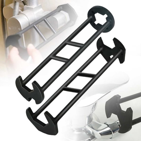 Multi-Functional Sink Wrench Set, 7-in-1 Faucet Installation Tool for Narrow Spaces, High-Strength Alloy Socket Wrench for Kitchen Bathroom Plumbing, 1Pc or 2Pcs Combo Pack